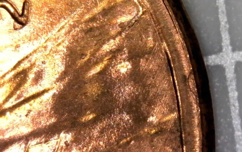 2017-P-Lincoln-Shield-Cent-With-Tiny-Retained-Cud-It's-Raised,-Die-Crack